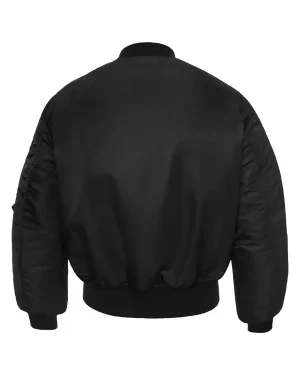 Zoe Saldaña 2026 Lioness S03 TV Series Joe Black Satin Bomber Jacket